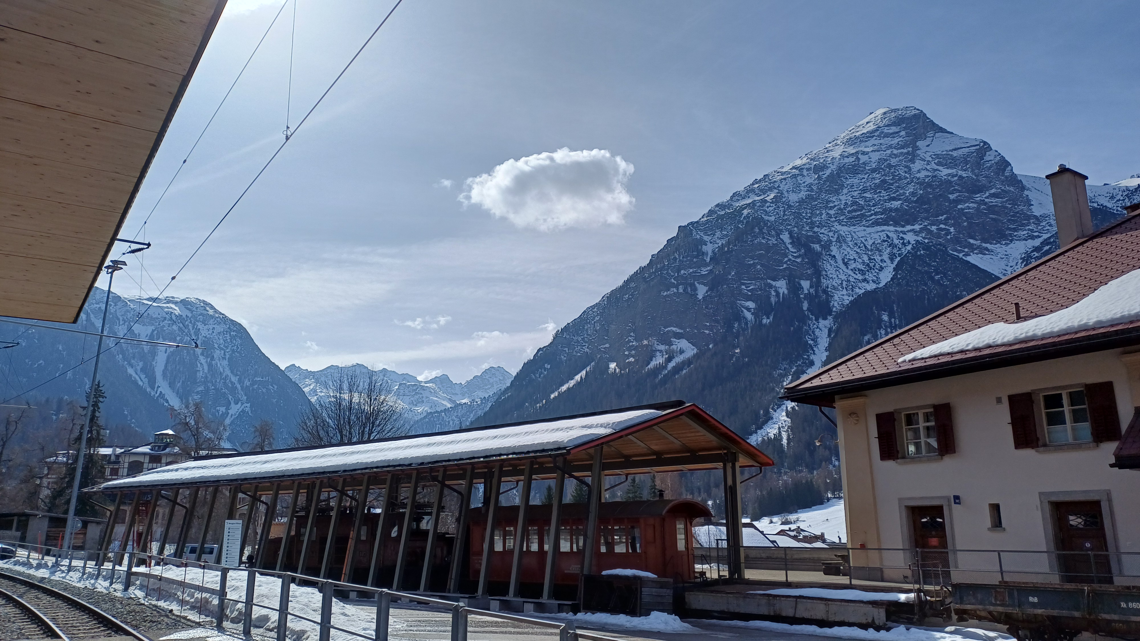 Annemarie de Ruijter Station in de winter